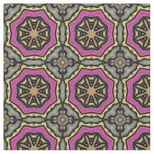 Watercolor and ink 2 inch PP 101 : 2 of 3 Fabric