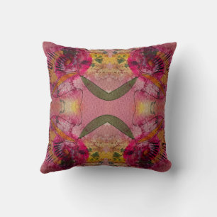 Watercolor And Ink Abstract Beautiful Painting Art Cushion