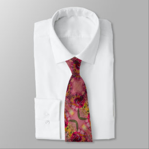 Watercolor And Ink Abstract Beautiful Painting Art Tie