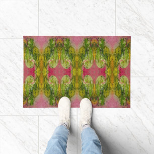 Watercolor And Ink Abstract Impressionistic Art  Doormat