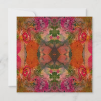 Watercolor And Ink Abstract Pretty Painting Art