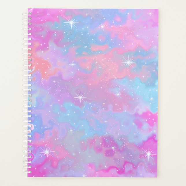 Watercolor and Stars Planner (Front)