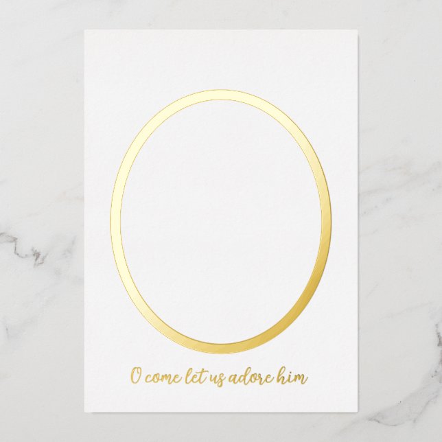 Watercolor Angel and baby Jesus custom Christmas (Front)