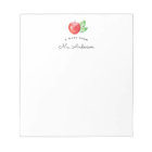 Watercolor Apple Note from Teacher Notepad