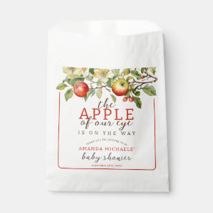 Watercolor Apple of Our Eye Fall Baby Shower Favour Bags