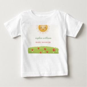 Watercolor Apple Orchard Baby Shower T-Shirt