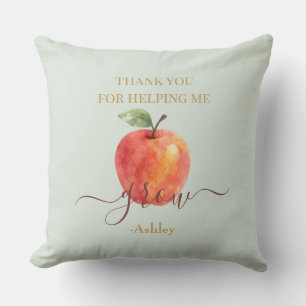 Watercolor Apple Teacher – Thank You Gift Cushion