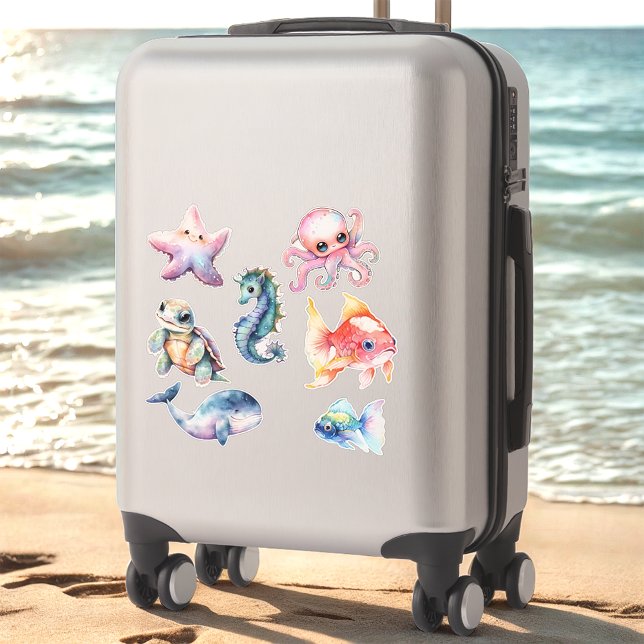 Watercolor Aquatic Friends (Creator Uploaded)