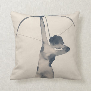 Watercolor Archeress Cushion