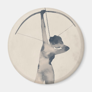 Watercolor Archeress Magnet