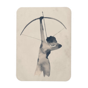 Watercolor Archeress Magnet