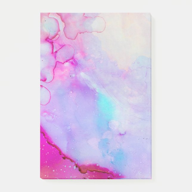 Watercolor Art 12 Post-it Notes (Front)