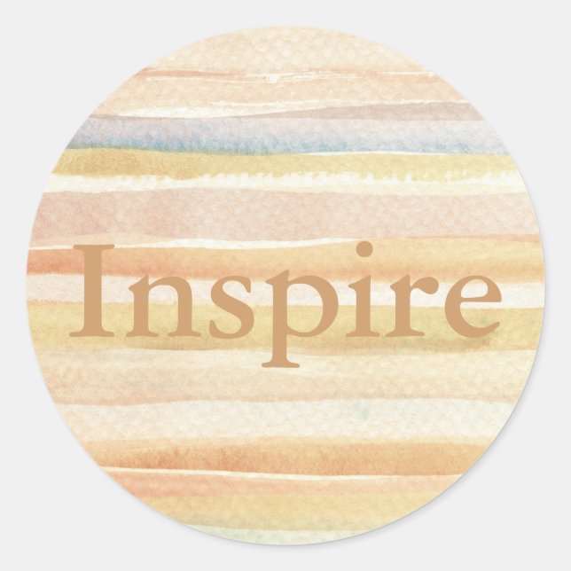 Watercolor art background, texture classic round sticker (Front)