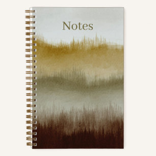 Watercolor Art Notebook 5.5 x 8.5 Brown