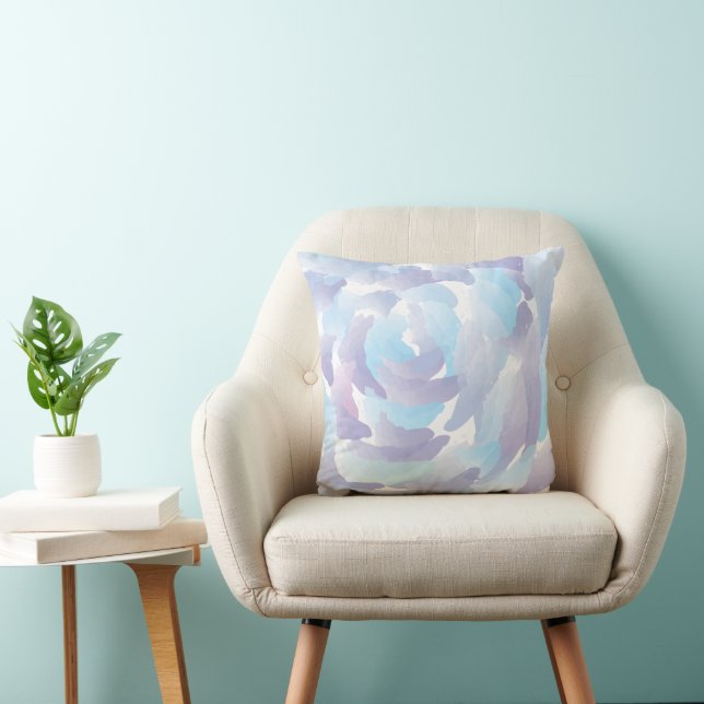 Watercolor Art Rain Clouds Cushion (Chair)