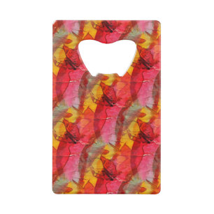 Watercolor art red yellow
