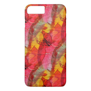 Watercolor art red yellow iPhone 8 plus/7 plus case