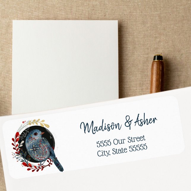 Watercolor Art Winter Bird Botanical Cute Nature  (Creator Uploaded)