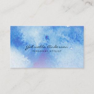 Watercolor Artist Business Card