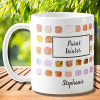 Watercolor Artist Name Paint Water Rust