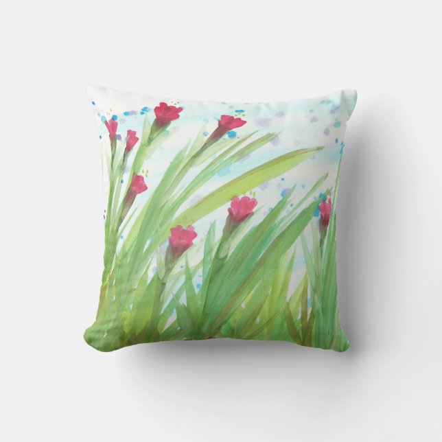 Watercolor Artist Pillow (Front)