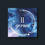 Watercolor Astrology - Gemini Canvas Print<br><div class="desc">Watercolor Gemini by Grace Popp</div>