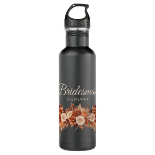 Watercolor Autumn Elegance-Bridesmaid gift 710 Ml Water Bottle