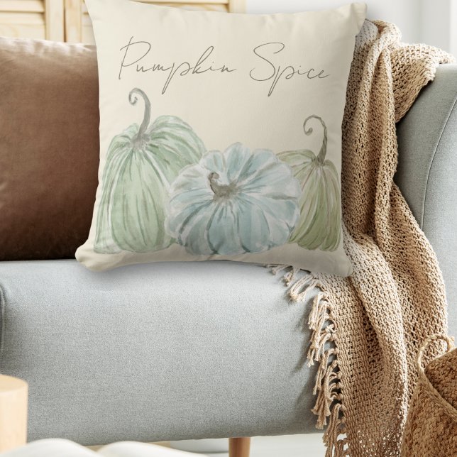 Watercolor Autumn Pumpkin Spice Cushion (Creator Uploaded)