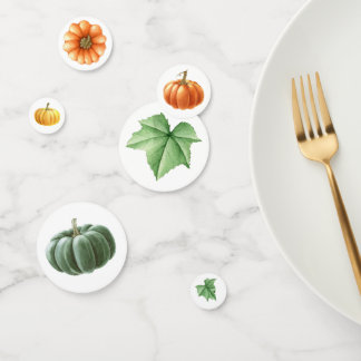 Watercolor Autumn Table Scatter for Fall Confetti
