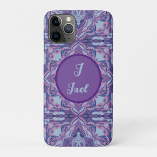 Watercolor Azulejo Violet Spanish Personalised Case-Mate iPhone Case