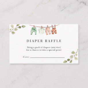Watercolor Baby Clothes Boho Boy Books For Baby Enclosure Card