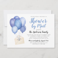 Watercolor Baby Shower By Mail Long Distance