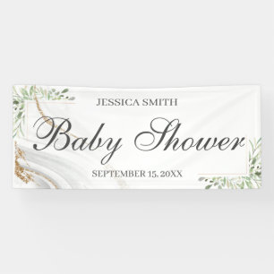 Watercolor Baby Shower Sign Banner