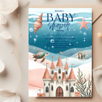 Watercolor Baby Shower Under The Sea