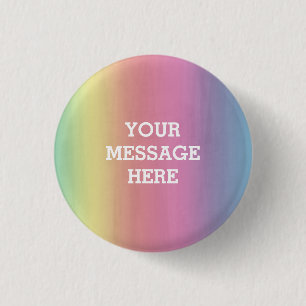 Watercolor background - Customise your own   3 Cm Round Badge