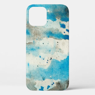 Watercolor background design iPhone 12 case