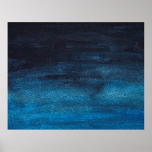 Watercolor background design poster (Front)