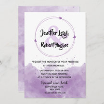 Watercolor background lavender wedding