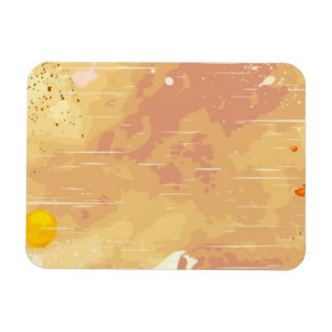 watercolor background magnet