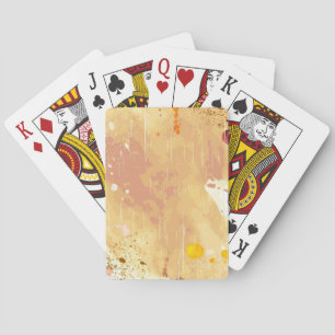 watercolor background playing cards