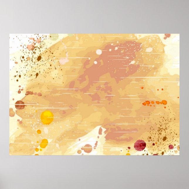 watercolor background poster (Front)