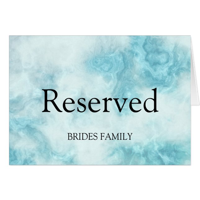 Watercolor Background Table Reserved (Front Horizontal)