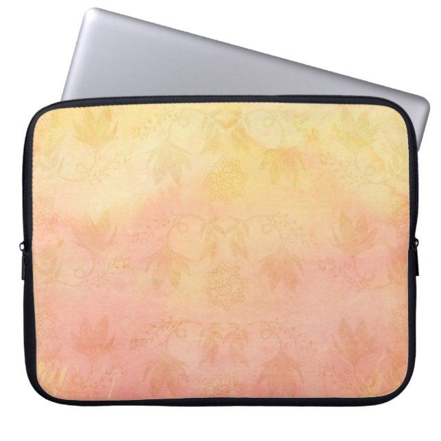 Watercolor background wallpaper laptop sleeve (Front)