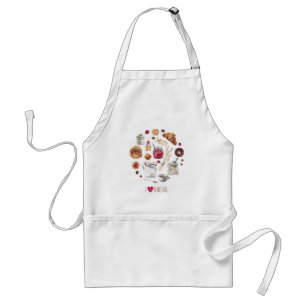 Watercolor Baking Standard Apron