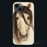 Watercolor Barn Animals | Horse iPhone 13 Case<br><div class="desc">Watercolor Barn Animals | Horse Artist: Grace Popp</div>