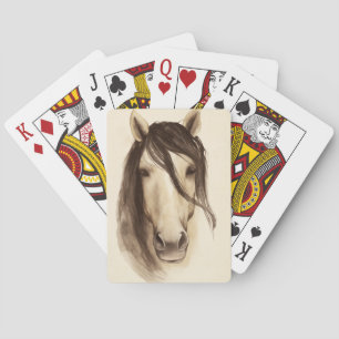 Watercolor Barn Animals Horse Playing Cards