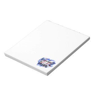 Watercolor Baseball Ball Baseball Mum Notepad