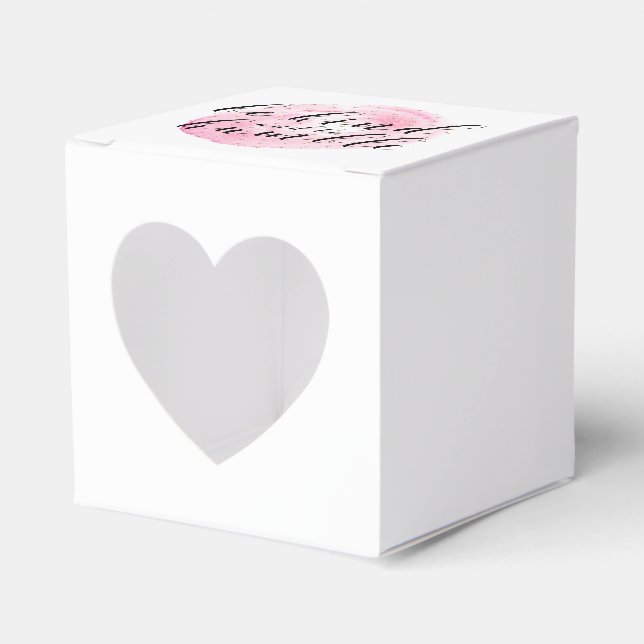 Watercolor Be Kind and Be Humble Quote Favour Box (Front Side)