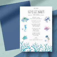 Watercolor Beach Bachelorette Party Itinerary