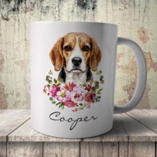 Watercolor Beagle Coffee Mug